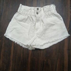 PacSun High Waist White Casual Shorts‎